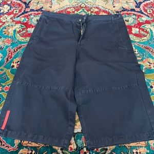 Prada navy blue shorts